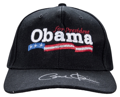 Barack Obama Autographed "Obama For President" Baseball Cap (PSA/DNA)